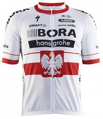 _ Koszulka rowerowa męska CRAFT Bora-hansgrohe Replica - mistrz polski roz. XS i S
