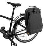 Wozinsky WBB33BK - torba rowerowa na bagażnik plecak rowerowy 2w1 - 30l czarna - 4