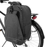 Wozinsky WBB33BK - torba rowerowa na bagażnik plecak rowerowy 2w1 - 30l czarna - 3