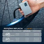Mini pompka elektryczna Rockbros AS240 PRO - 120 PSI - 3