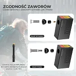 Mini pompka elektryczna Rockbros AS240 PRO - 120 PSI - 5