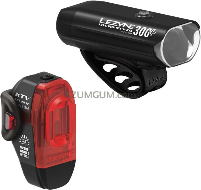 Zestaw lampek Lezyne Micro Drive 300+ StVZO / KTV Drive StVZO