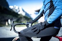 Lekkie zimowe rękawiczki rowerowe Rogelli CORE z żelowymi poduszeczkami, czarne - 5