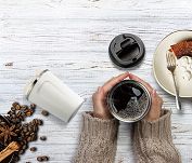 Asobu Cafe Compact kubek termiczny 390ml błękitny - 9