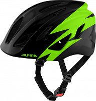 Kask rowerowy dziecięcy Alpina Pico, Black-green 50-55cm