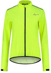 Rogelli Core - damska kurtka przeciwdeszczowa na rower z podklejanymi szwami, odblaskowo-żółta