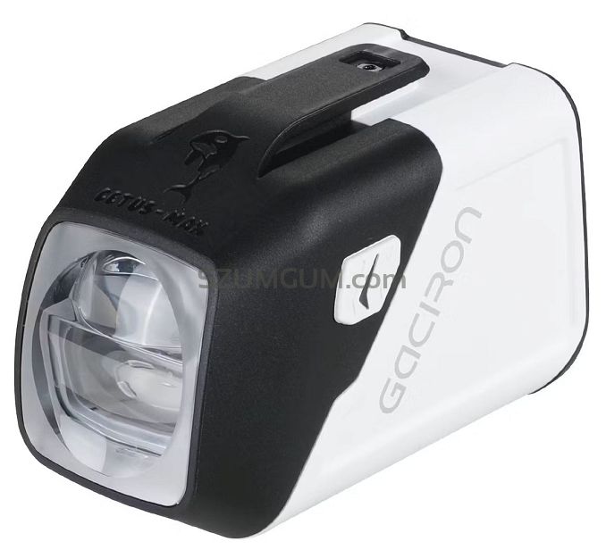 Gaciron Cetus-Max przednia lampka rowerowa pod licznik 2000 lm z pilotem - czarno-biała