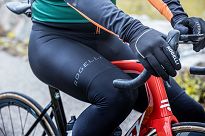 Ocieplane spodnie rowerowe Rogelli ULTRACING z żelową wkładką rowerową, czarne - 8