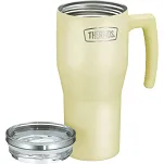 Termokubek Thermos Refreshing 0,85 L - z uchwytem i słomką - matowo waniliowy - 3