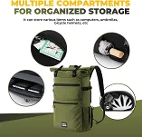 Uniwersalna miejska sakwa rowerowa z funkcją plecaka Rockbros A34 - black - 5