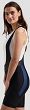 Damskie spodenki rowerowe Rogelli CORE COLORED czarno-niebieskie - 3
