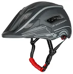 Kask rowerowy fullface dziecięcy Wozinsky z zdejmowaną szczęką i tylną lampką USB 52-56 cm - szary - 3
