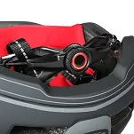 Kask rowerowy fullface dziecięcy Wozinsky z zdejmowaną szczęką i tylną lampką USB 52-56 cm - szary - 10