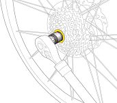 Topeak klucz serwisowy do kaset - FREEWHEEL REMOVER - 2