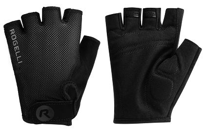Damskie rękawiczki rowerowe Rogelli CORE czarne
