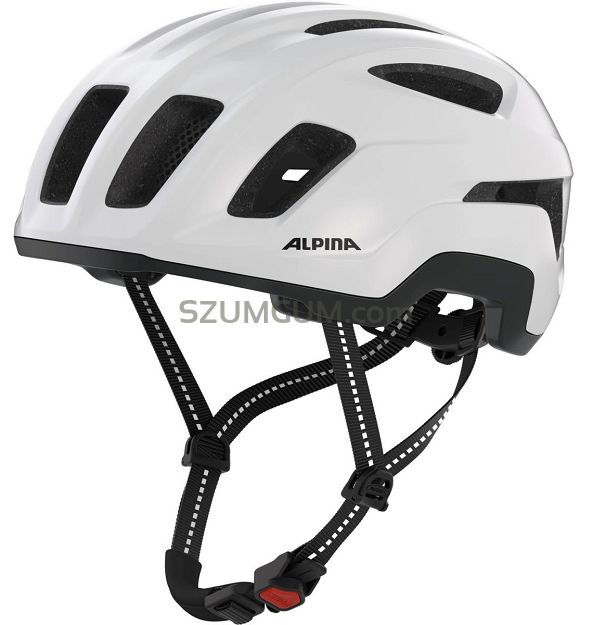 Kask rowerowy Alpina PARANUS URBAN - white gloss