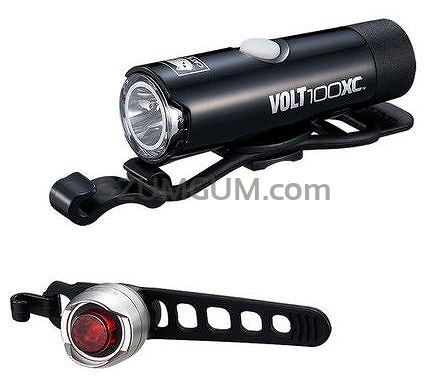 Zestaw lamp rowerowych Cateye HL-EL051 VOLT100XC / SL-LD160 ORB
