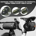 Uniwersalna modułowa torba rowerowa Rockbros 081 - white - 3