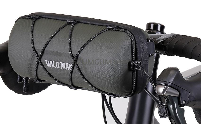 Torba rowerowa na kierownicę Wild Man GD7X 1,5L zielona