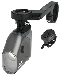 Lampka przednia Prox Proxima PRO 1600 lm black-grey, pilot, montaż pod licznik Garmin