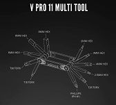 Kluczyk podręczny LEZYNE V PRO 11, 11 kluczy - 2