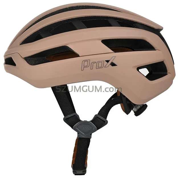 Uniwersalny kask rowerowy Prox Yelo - ciemny beż