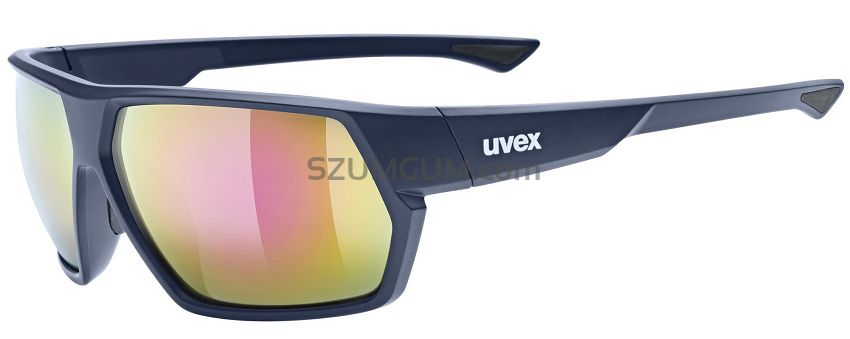 Okulary sportowe UVEX Sportstyle 238 - deep space matt / mirror red