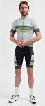 Spodenki rowerowe Rogelli HERO II z żelową wkładką, Szaro-limonkowe - 3