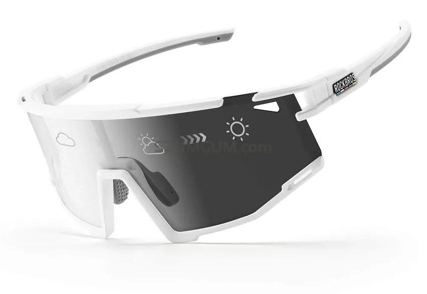 Okulary sportowe fotochromowe Rockbros SP258 - white