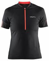  Damska koszulka rowerowa CRAFT Velo Jersey - czarna 9825 roz. 4XL