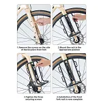 Bagażnik / uchwyt  Rockbros Front Fork Rack H101 - 4