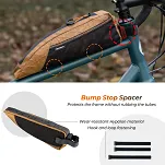 Torebka na górę ramy Quanature Bikepacking Frame Bag 086 - black - 6