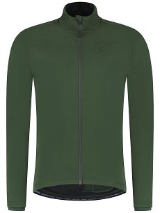 Kurtka softshellowa Rogelli ESSENTIAL II z oddychającymi panelami, zielona
