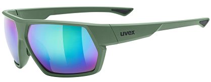 Okulary sportowe UVEX Sportstyle 238 - moss matt / mirror green