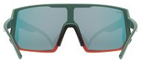 Okulary sportowe UVEX Sportstyle 235 - moss grapefruit matt / mirror red - 3