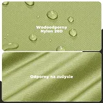 Śpiwór puchowy Qunature HS-800 (-5℃) - golden khaki - 4