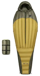 Śpiwór puchowy Qunature HS-800 (-5℃) - golden khaki