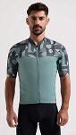 Koszulka kolarska z krótkim rękawem Rogelli ESSENTIAL GRAPHIC szara - XL - 2XL - 3
