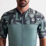 Koszulka kolarska z krótkim rękawem Rogelli ESSENTIAL GRAPHIC szara - XL - 2XL - 5