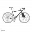 Torba na widelec Ortlieb bike packing  Fork-Pack Matt Black - 4.1L - 7
