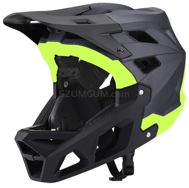 Kask full-face Sahoo MTB GTS - black/fluo