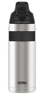 Termos, bidon rowerowy - Mobilny termokubek Thermos 580 ml srebrny