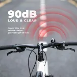 Dzwonek rowerowy Rockbros BB2504 2w1 (tryb cowbell) – black - 4