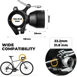 Dzwonek rowerowy Rockbros BB2504 2w1 (tryb cowbell) – black - 6