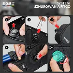 Torba pod ramę roweru Rockbros  Road to Sky TL003, 2 L, wodoodporna, czarna - 6