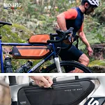 Torba pod ramę roweru Rockbros  Road to Sky TL003, 2 L, wodoodporna, czarna - 9