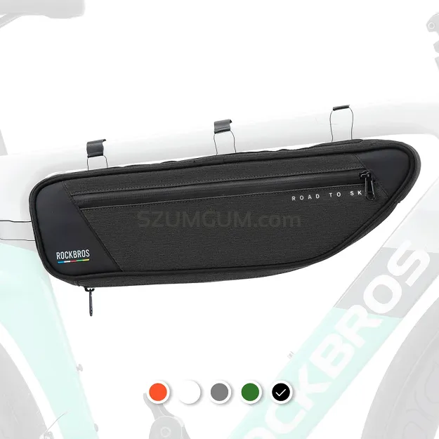 Torba pod ramę roweru Rockbros  Road to Sky TL003, 2 L, wodoodporna, czarna