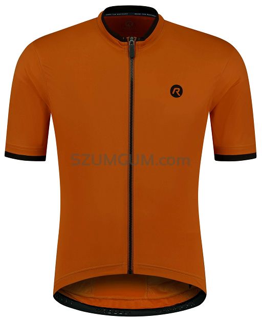 Koszulka na rower Rogelli ESSENTIAL, pomarańczowa roz. XL