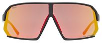 Okulary UVEX Sportstyle 237 CV - black matt / mirror red - 3