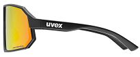 Okulary UVEX Sportstyle 237 CV - black matt / mirror red - 2